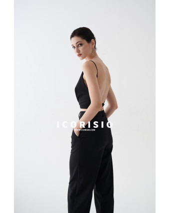 HYMN HEART TOP - BLACK