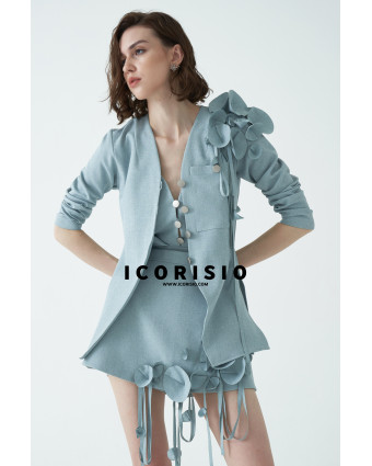 HYMN OUTER SET - POWDER BLUE