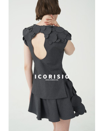 SOIL TROU TOP - CHARCOAL GREY