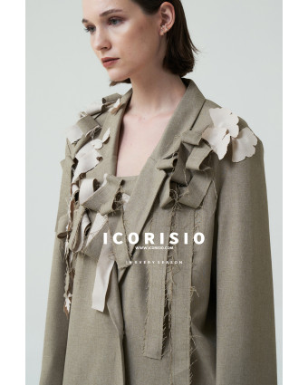 IN EVERY SEASON OVERSIZED BLAZER - TAUPE