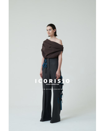 IN EVERY SEASON ONE SHOULDER TOP - TRUFFLE (LIMITED)