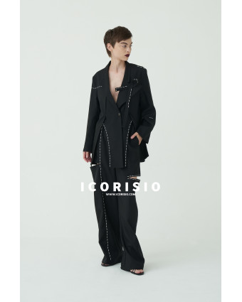 BE STILL PANTS - BLACK