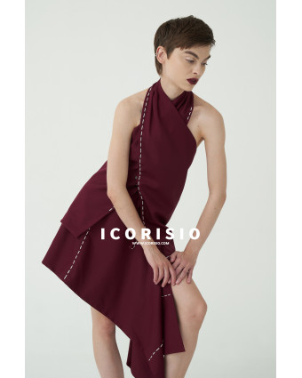 BE STILL HALTER TOP - WINE