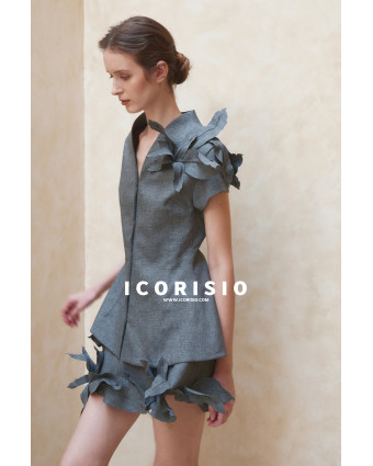 JOIE DE VIVRE TOP - GREY