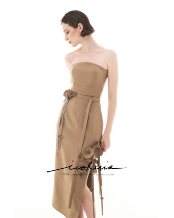 HYMN DRESS - BROWN